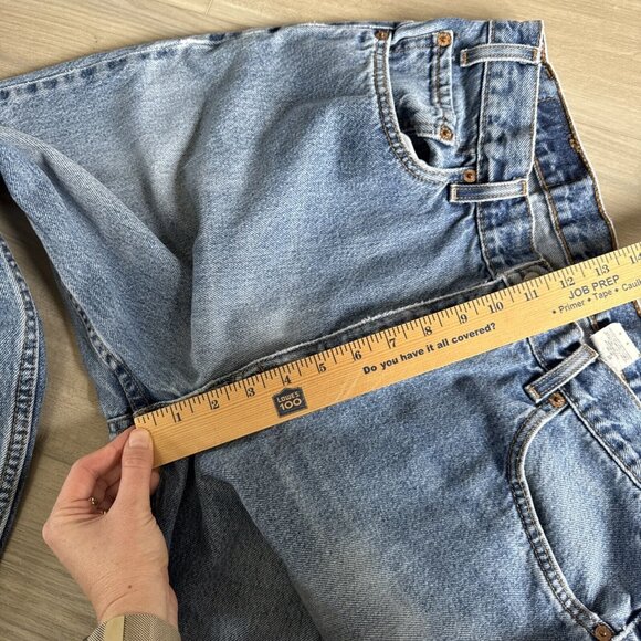 Levis Levi’s Jeans Men 36x30 550 Relaxed Straight Leg Med Wash Work Pants Baggy - Picture 5 of 16